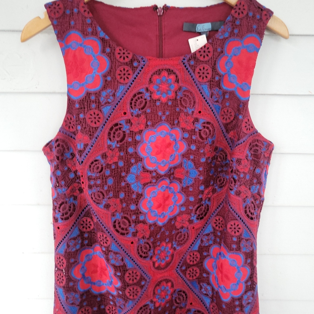 NWT Anthropologie Eva Franco Lace Sleeveless Cocktail Party Dress Sz 10 $230 - Picture 14 of 16
